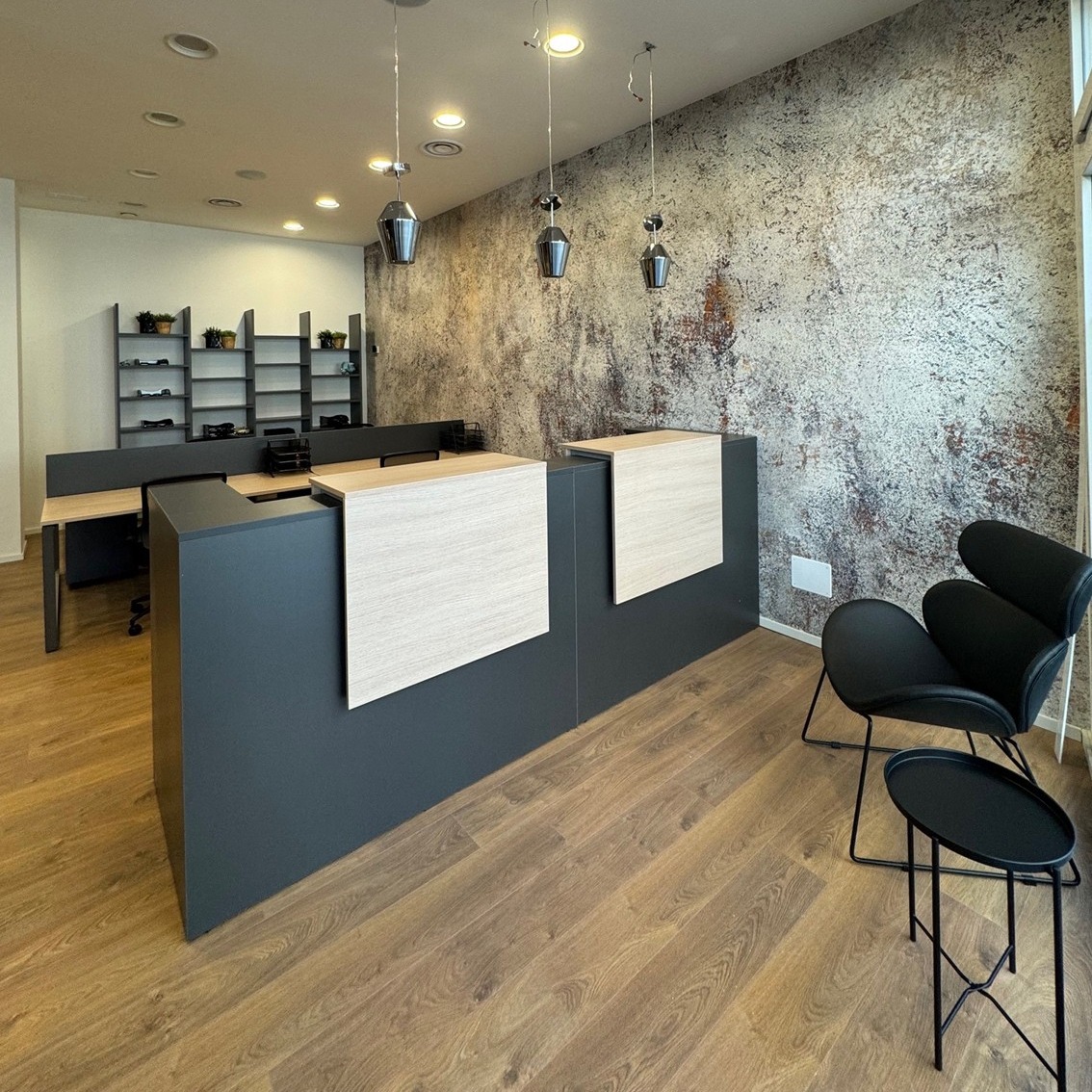 Empfang für ein kleines Büro