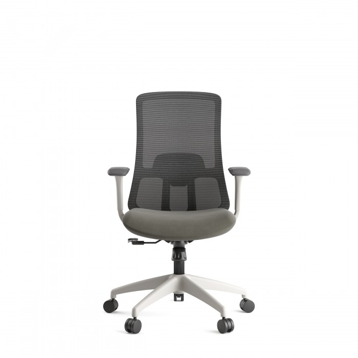 Bürostuhl Sofia Grey – Rückansicht
