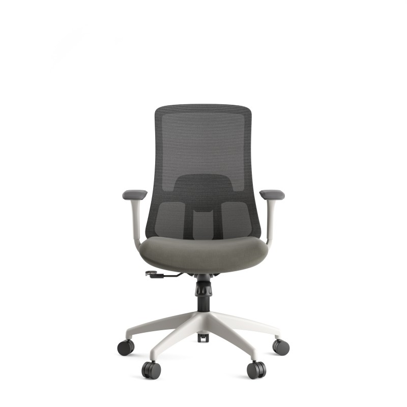 Bürostuhl Sofia Grey – Rückansicht