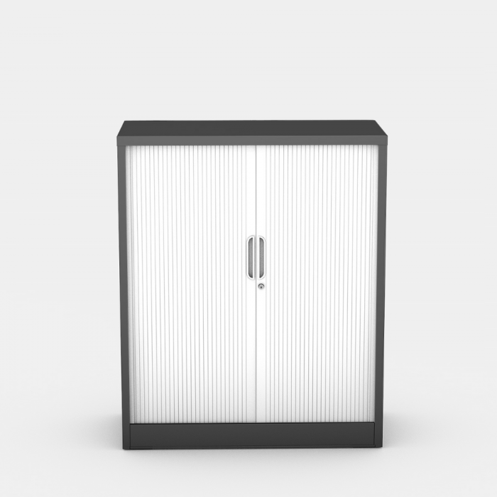 Helios Metallschrank Schwarz & Weiß
