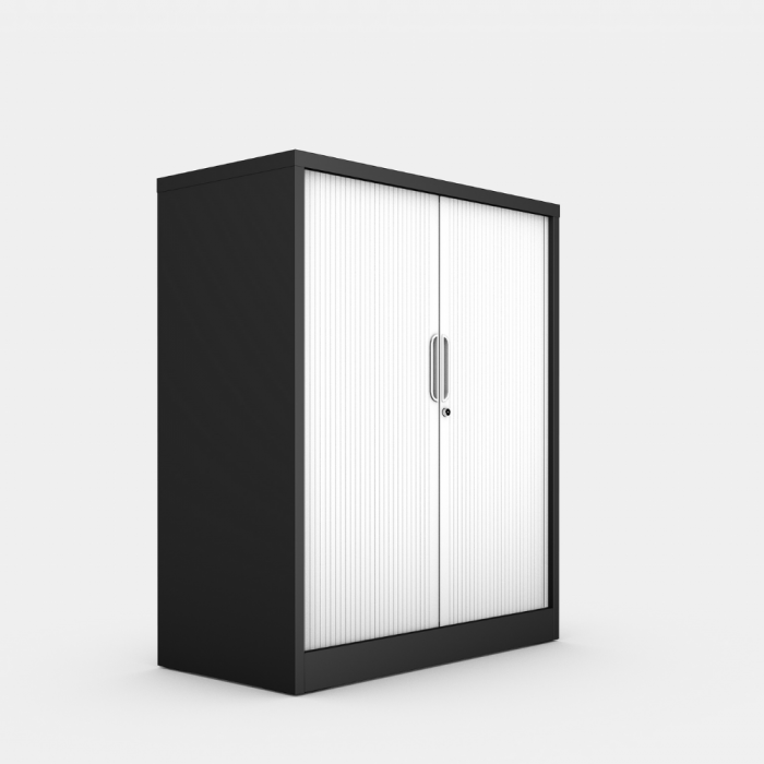Helios Metallschrank Schwarz & Weiß