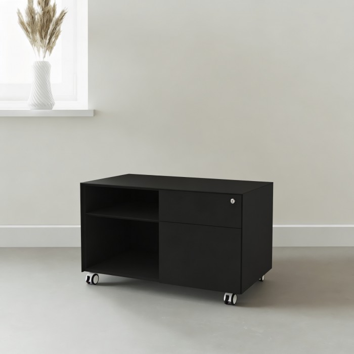 Rollcontainer Zeta aus Metall für Büro