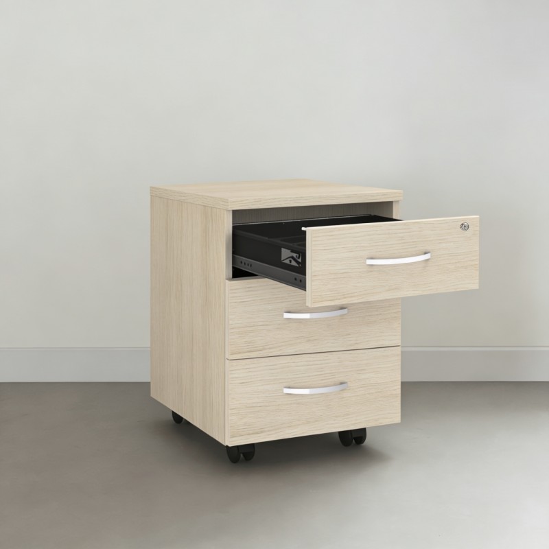 Schubladenschrank aus Holz Omega für Schreibtische und Büros