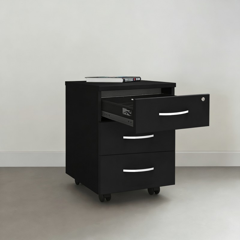 Schubladenschrank aus Holz Omega für Schreibtische und Büros
