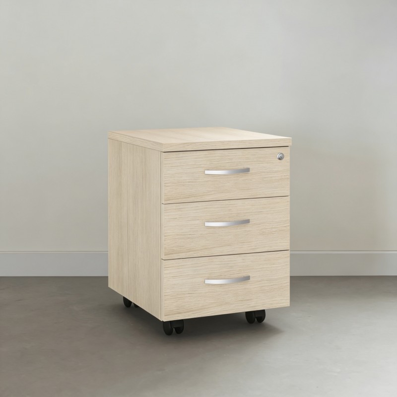 Schubladenschrank aus Holz Omega für Schreibtische und Büros