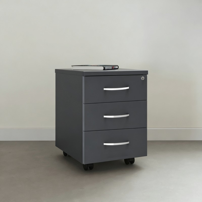 Schubladenschrank aus Holz Omega für Schreibtische und Büros