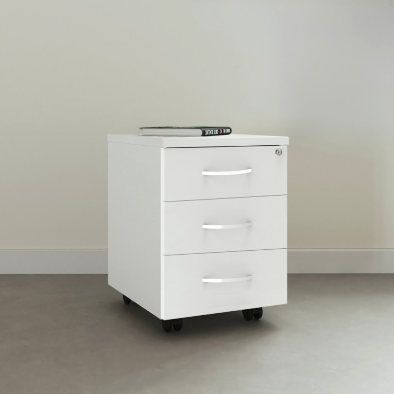Schubladenschrank aus Holz Omega für Schreibtische und Büros