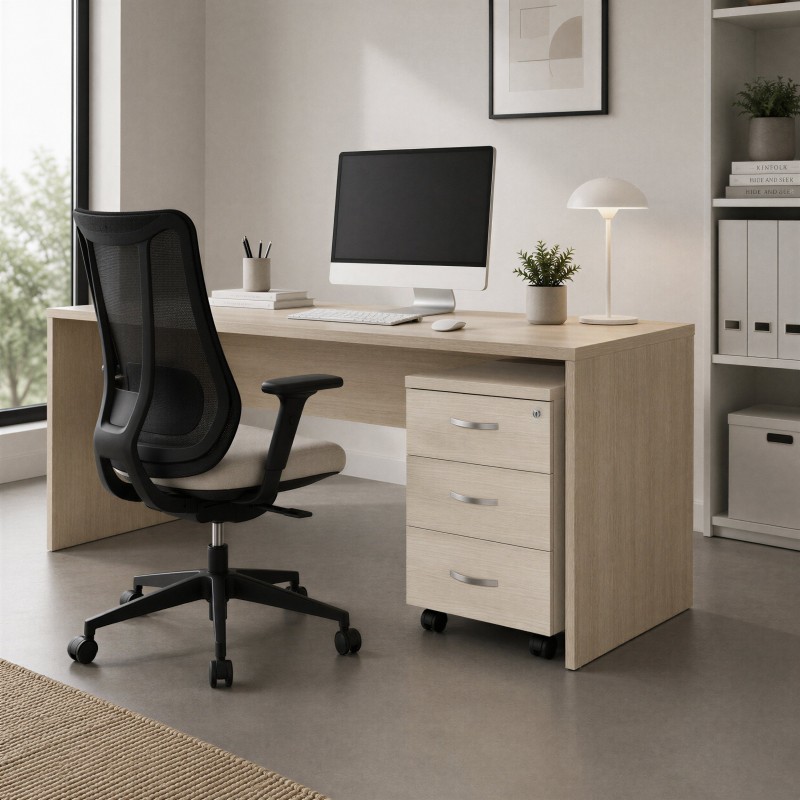 Schubladenschrank aus Holz Omega für Schreibtische und Büros