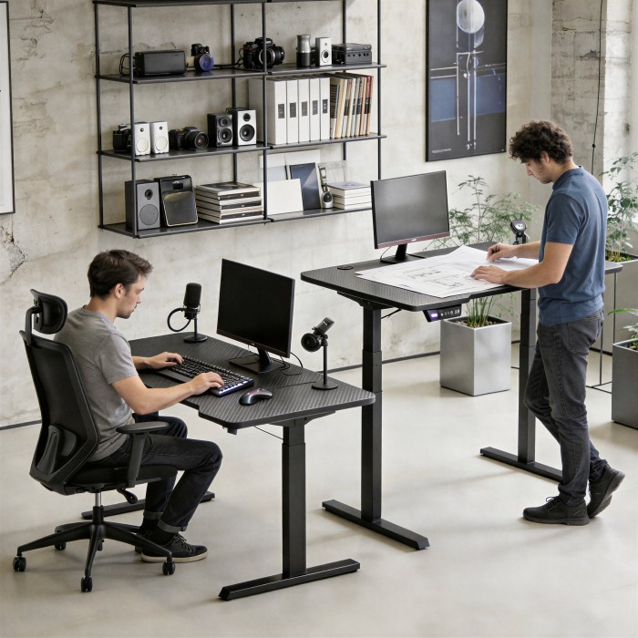 Gamingtisch Schwarz Aero