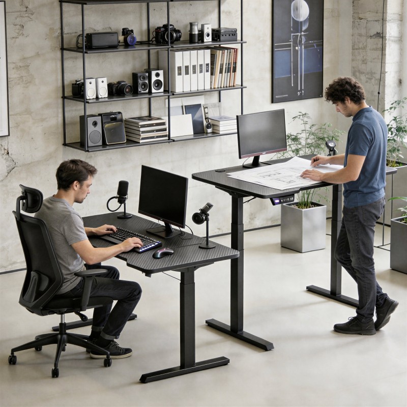 Gamingtisch Schwarz Aero