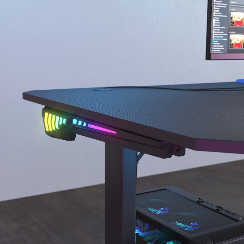 Gaming-Schreibtisch mit LED Nexa T