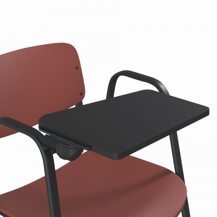 Seminarstuhl Cleo mit Schreibtablar – Bikkom