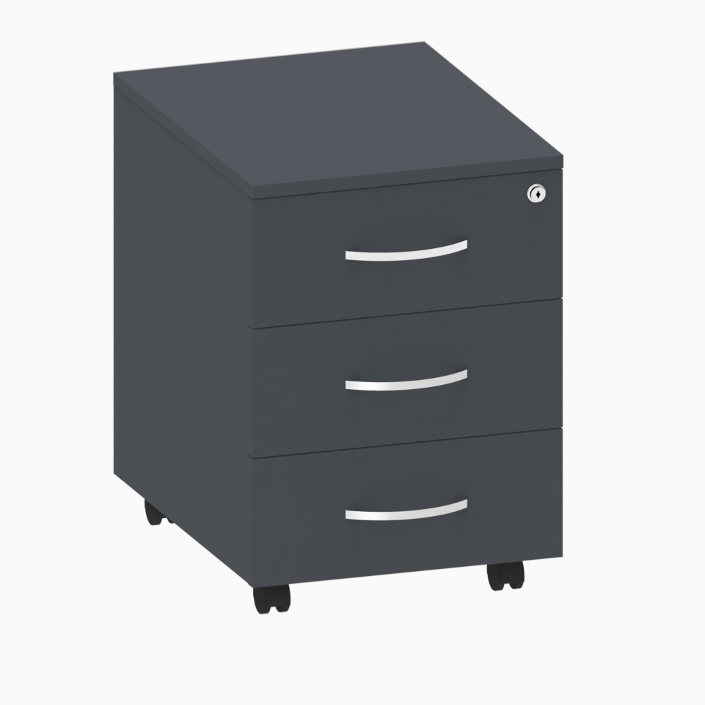 Schubladenschrank aus Holz Omega für Schreibtische und Büros