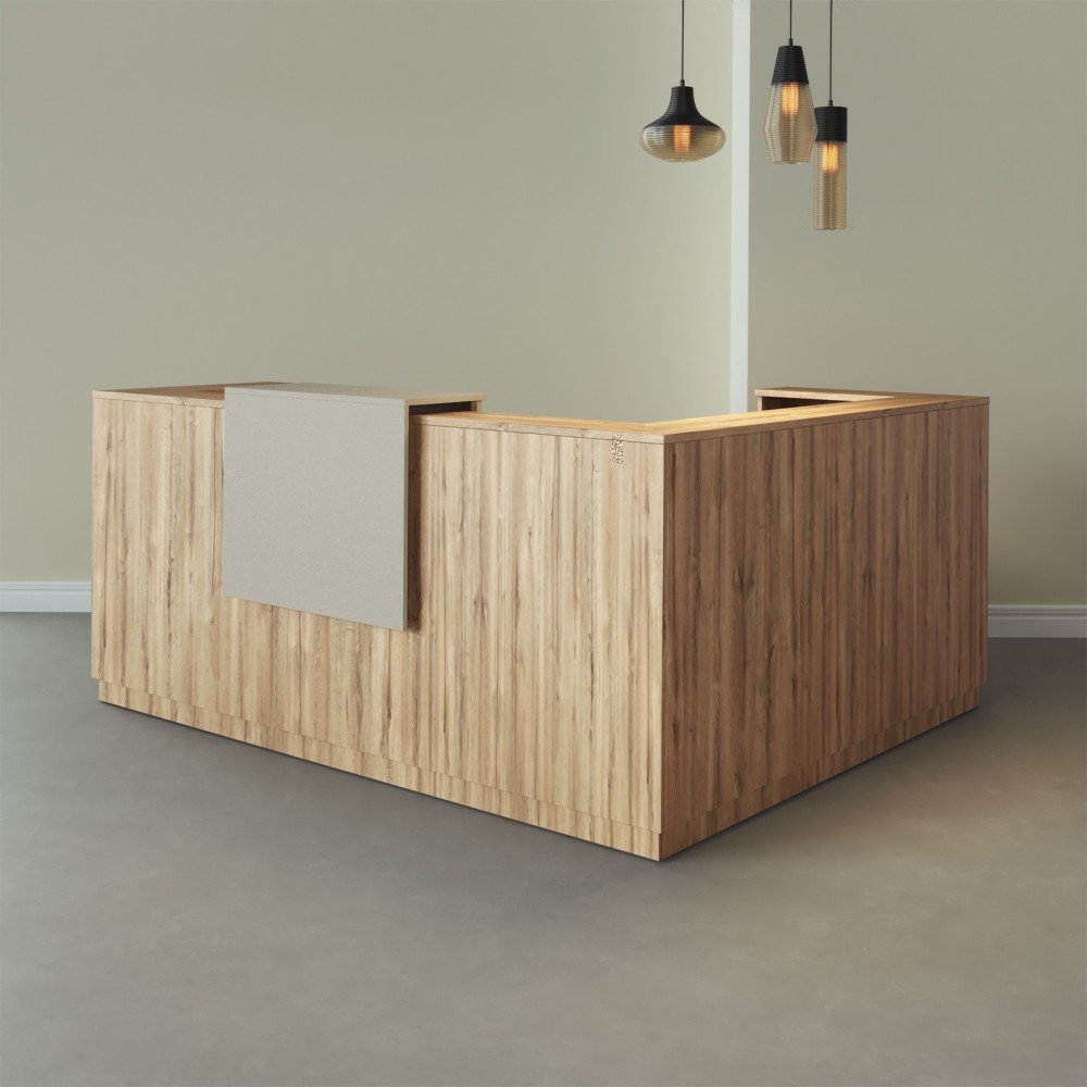 Empfangstheke L Form Duomo | Design für Empfangsräume - Bikkom