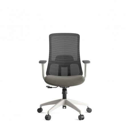 Bürostuhl Sofia Grey - Vorderansicht