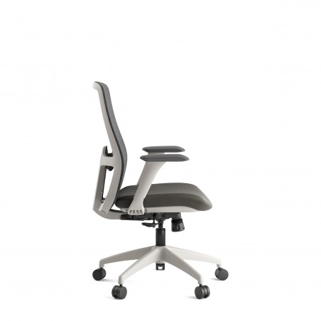 Bürostuhl Sofia Grey – Rückansicht