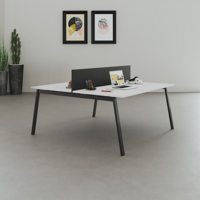 Doppeltisch Olena Graphite - Bikkom