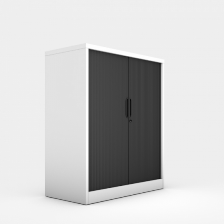 Helios Metallschrank Weiß & Schwarz