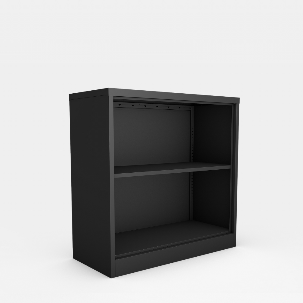 Metallregal Hera Schwarz 90 cm