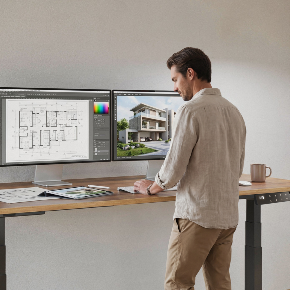 Zenit Arbeitsplatz mit modernem Design