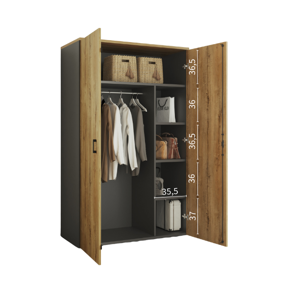 Chronos Garderobenschrank Kombination